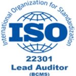 ISO 22301 Business Continuity Management System certification logo