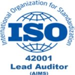 ISO 42001 Artificial Intelligence Management System certification logo